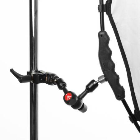Manfrotto HaloCompact Reflector - okrągła blenda, składana, 2w1, 82cm, (kolor: srebrny, złoty) - łączenie